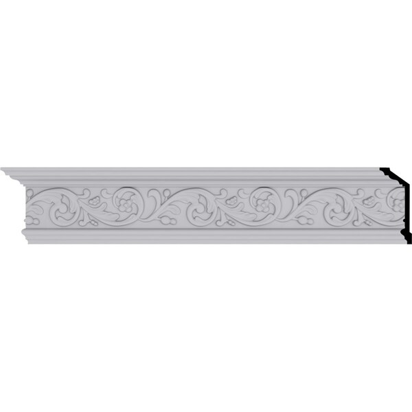 Ekena Millwork 5 7/8"H x 2 1/2"P x 6 3/8"F x 94 1/2"L Kent Crown Moulding MLD05X02X06KE - main